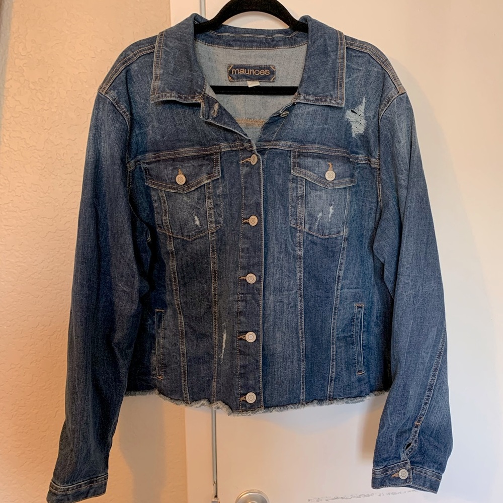 Medium-Dark Wash Denim Jacket